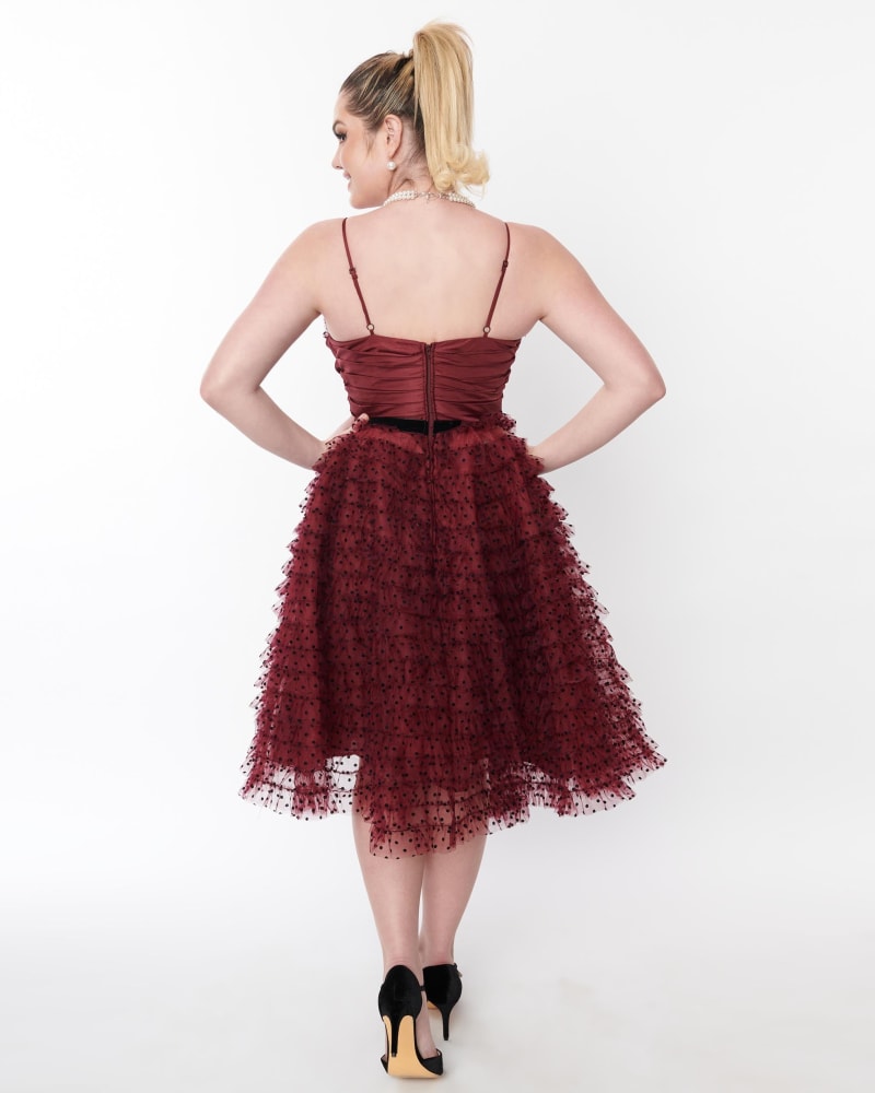 Vintage maroon dress new arrivals
